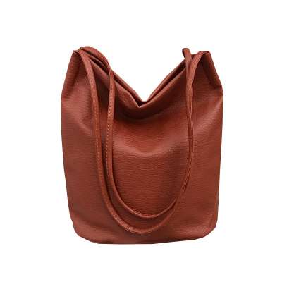 Women Leather Handbags Black Bucket Shoulder Bags Ladies Crossbody Bags Large Capacity Ladies Shopping Bag Bolsa